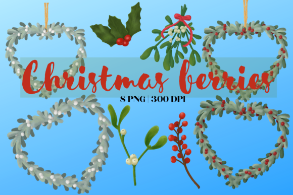 Christmas Berries Clipart & Illustrations Review