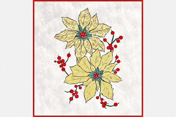 Christmas Flowers 101: Festive Illustrations for Design
