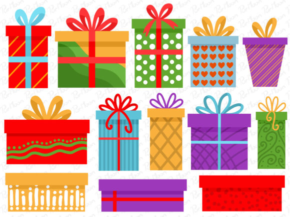 Christmas Gift Box Illustrations for Sellers