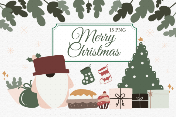 Christmas Gnome Clipart: Festive Illustrations for Brands
