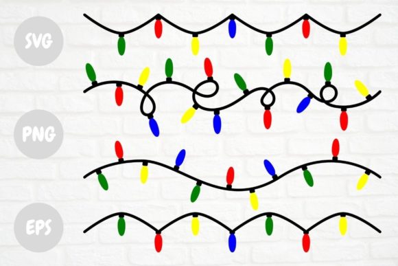 Christmas Lights Bundle: Festive Illustrations for Blogs