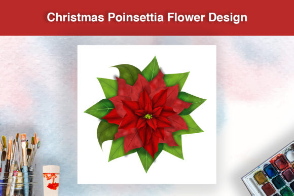 Christmas Poinsettia Flower Design: Perfect Illustrations