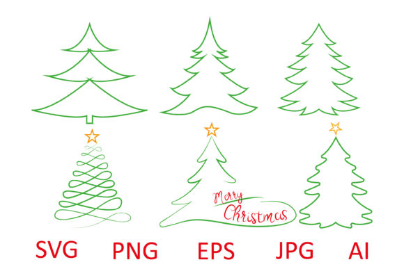 Christmas Tree, Merry Christmas Illustrations Review