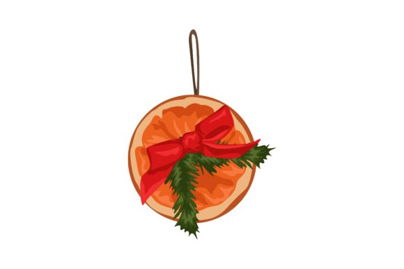 Decoration Orange Christmas Illustration Review