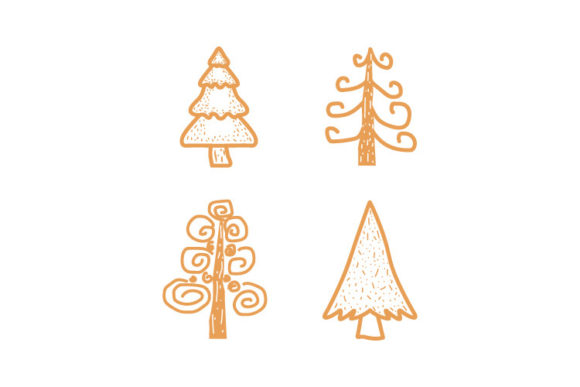 Hand Drawn Christmas Tree Pine Illustrations Review