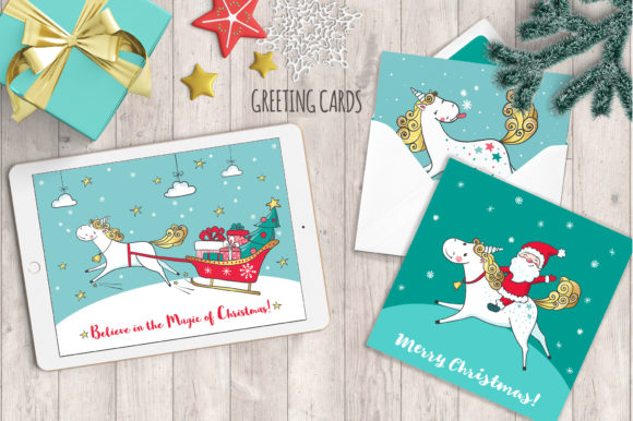 Magic Christmas Set with Unicorns: Illustrations Review