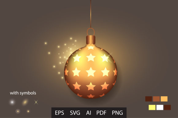 Merry Christmas Golden 3D Ball: A Designer's Review
