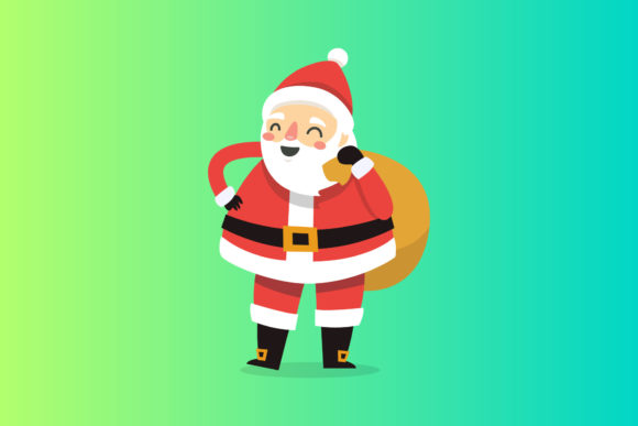Merry Christmas Santa Vector: Premium Illustrations