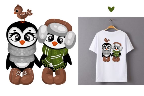 Penguins Love Friends Christmas: Festive Illustrations