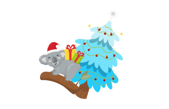 Review: Christmas Illustration Koala Gift Box Design