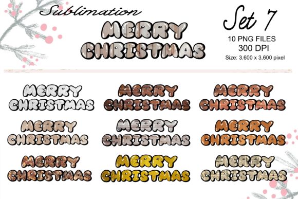 Reviewing Sublimation Merry Christmas Set 7 for Embroidery