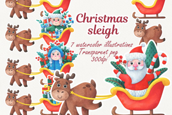 Santa Claus Sleigh Clipart: A Designer's Review