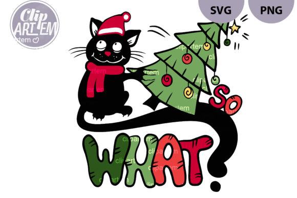 Winter Cat SVG: Festive Illustrations for Brands